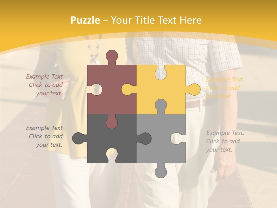 Old Outdoors Smiling PowerPoint Template