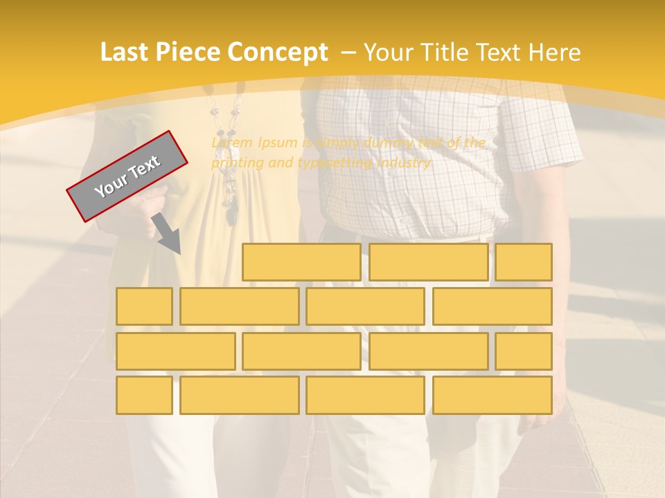 Old Outdoors Smiling PowerPoint Template