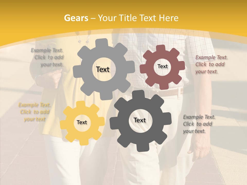 Old Outdoors Smiling PowerPoint Template