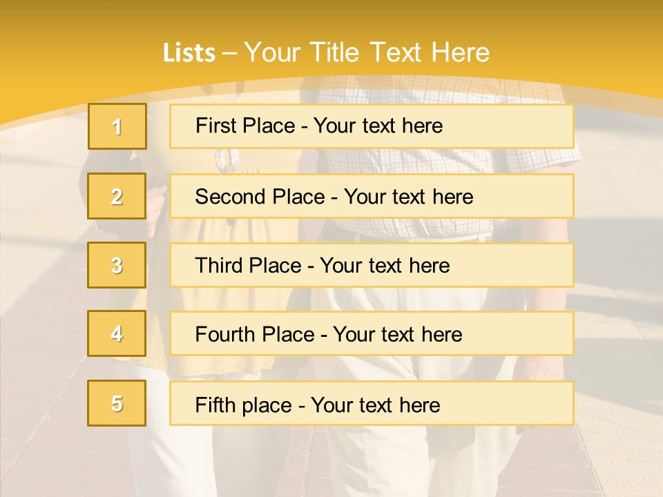 Old Outdoors Smiling PowerPoint Template