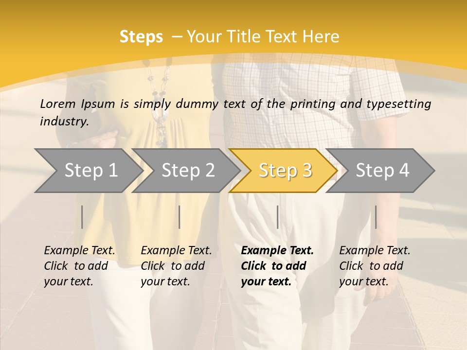 Old Outdoors Smiling PowerPoint Template