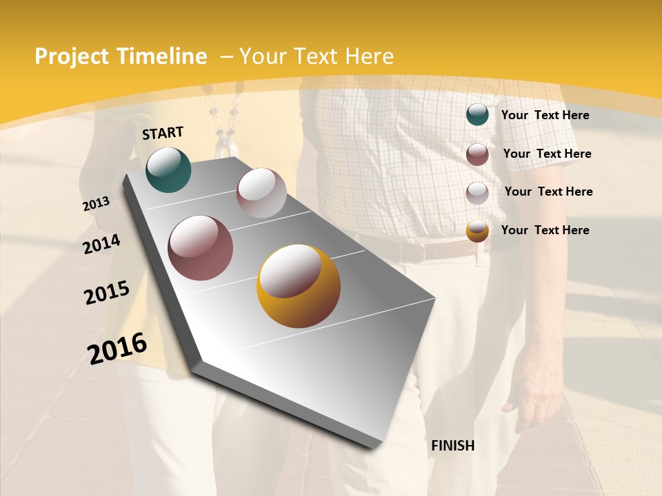 Old Outdoors Smiling PowerPoint Template
