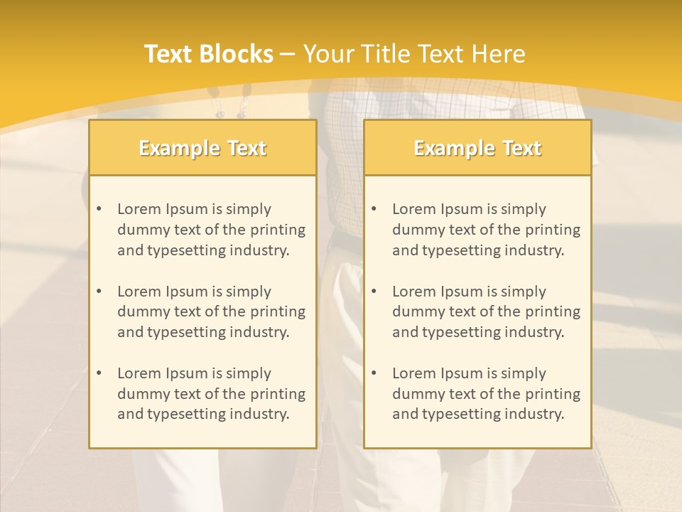 Old Outdoors Smiling PowerPoint Template
