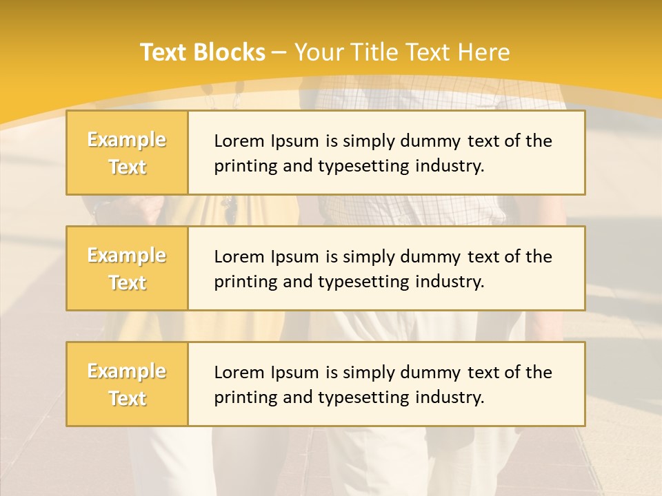 Old Outdoors Smiling PowerPoint Template
