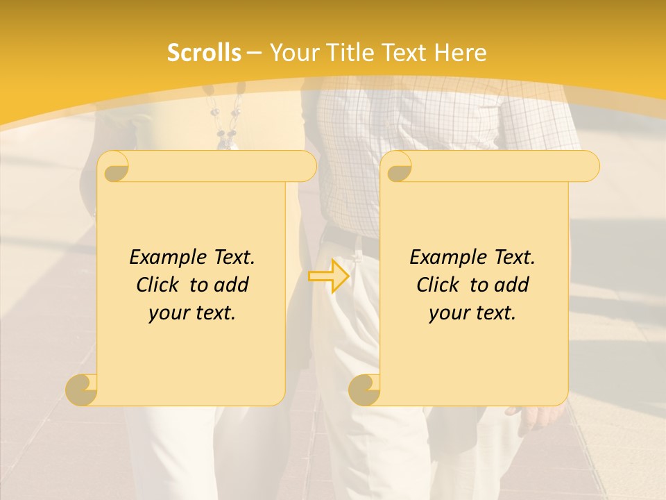 Old Outdoors Smiling PowerPoint Template