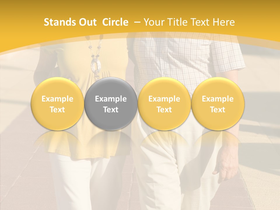 Old Outdoors Smiling PowerPoint Template