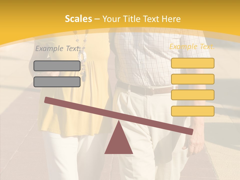 Old Outdoors Smiling PowerPoint Template