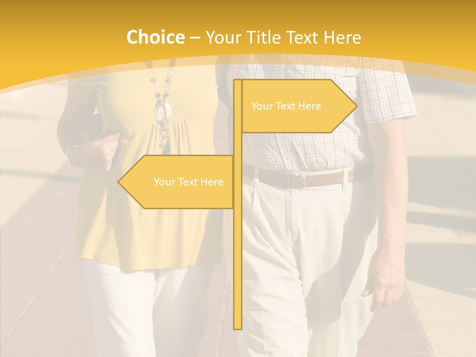 Old Outdoors Smiling PowerPoint Template