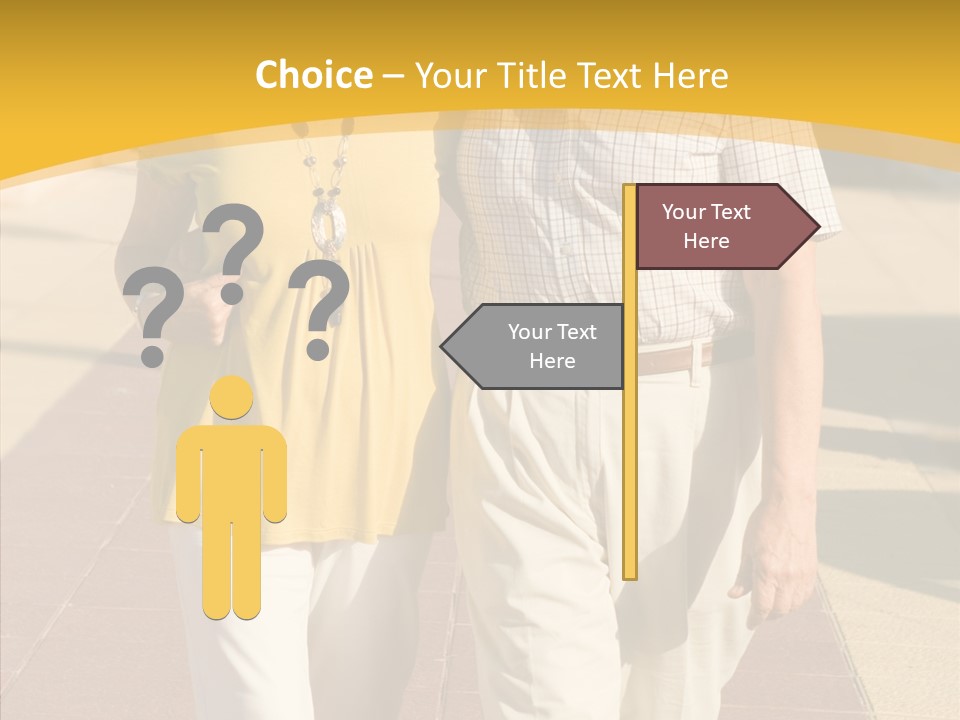 Old Outdoors Smiling PowerPoint Template
