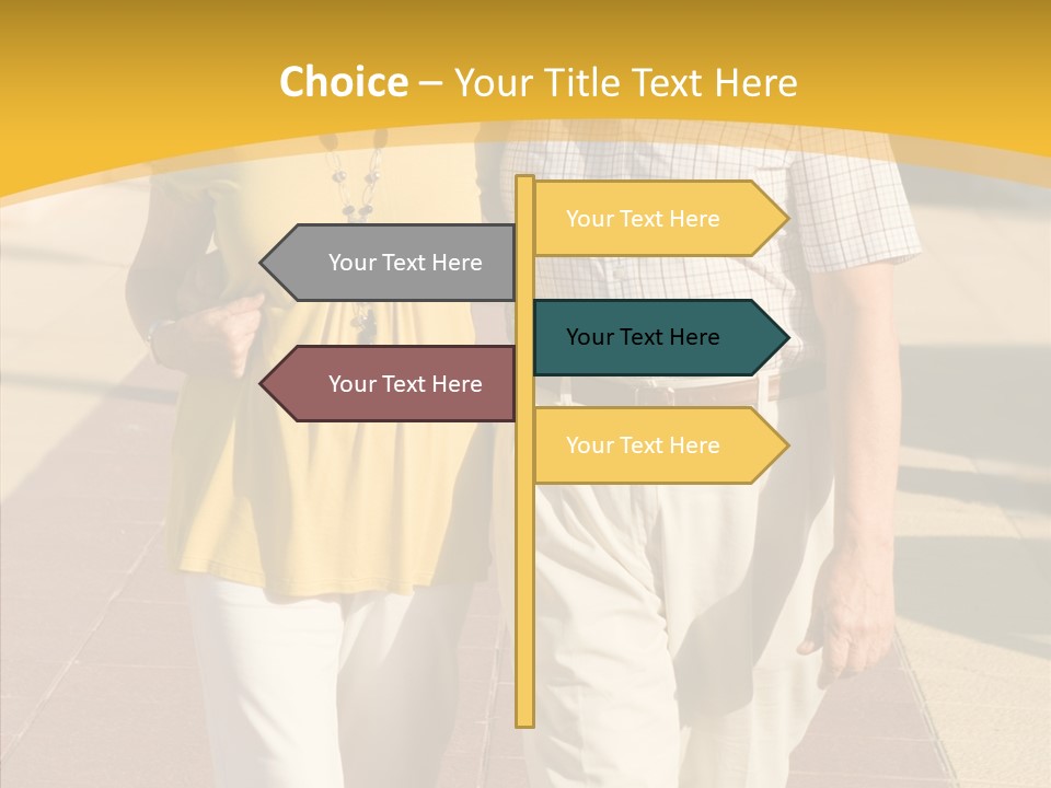 Old Outdoors Smiling PowerPoint Template