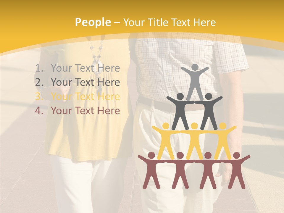 Old Outdoors Smiling PowerPoint Template