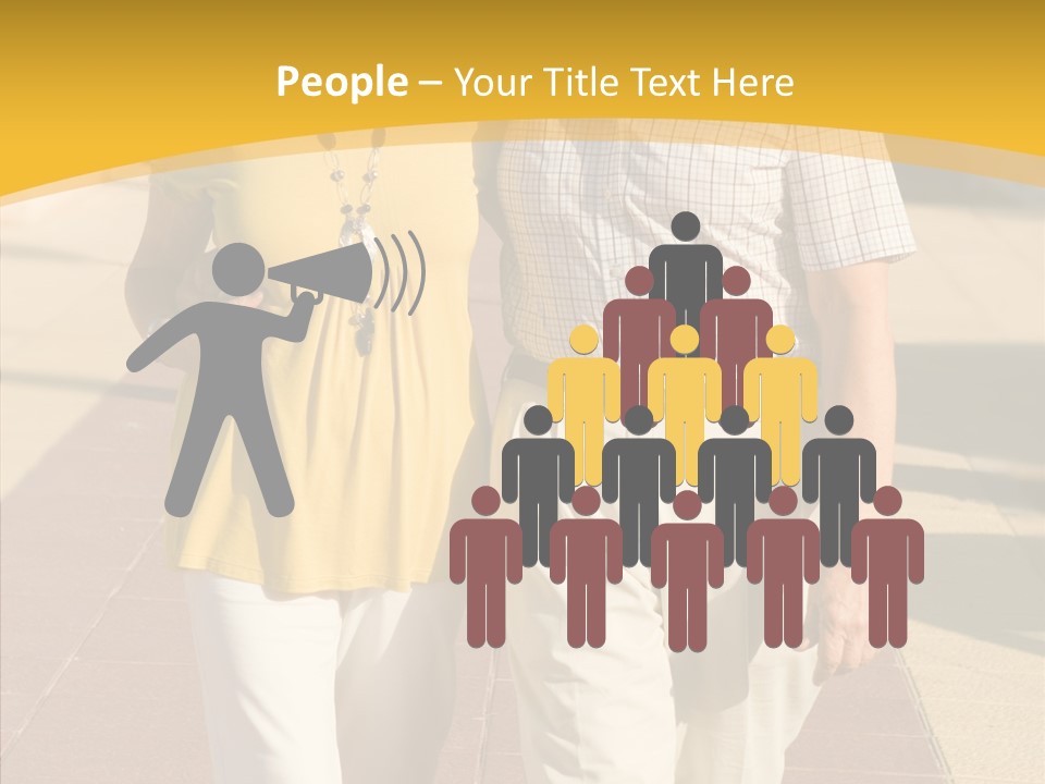 Old Outdoors Smiling PowerPoint Template