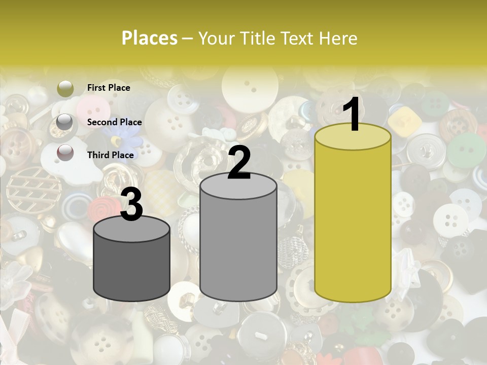 Glue Sewing Colors PowerPoint Template