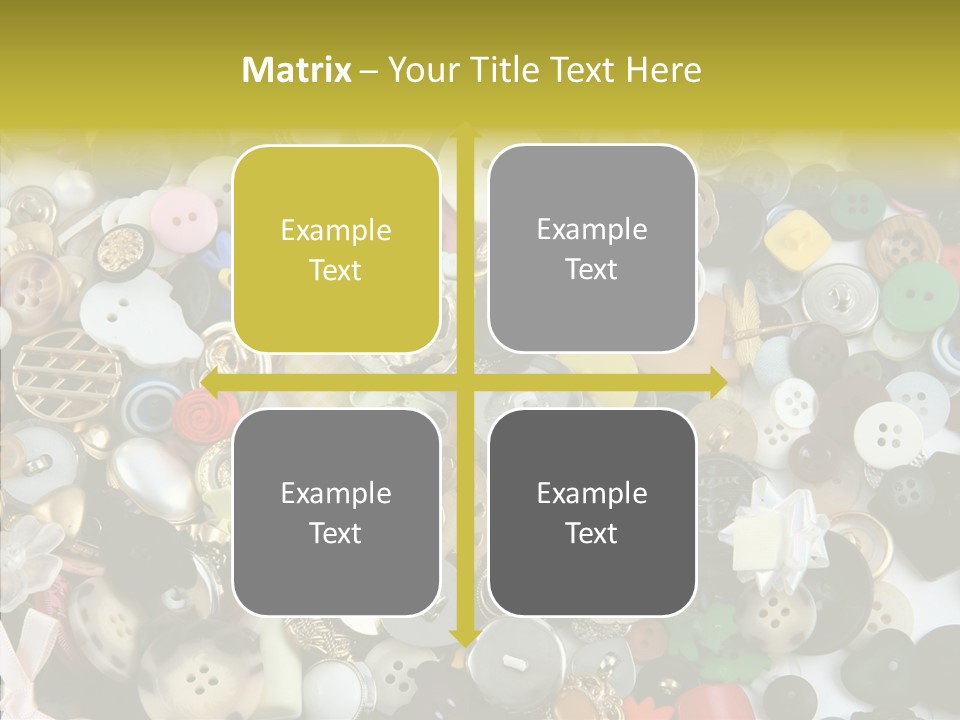 Glue Sewing Colors PowerPoint Template