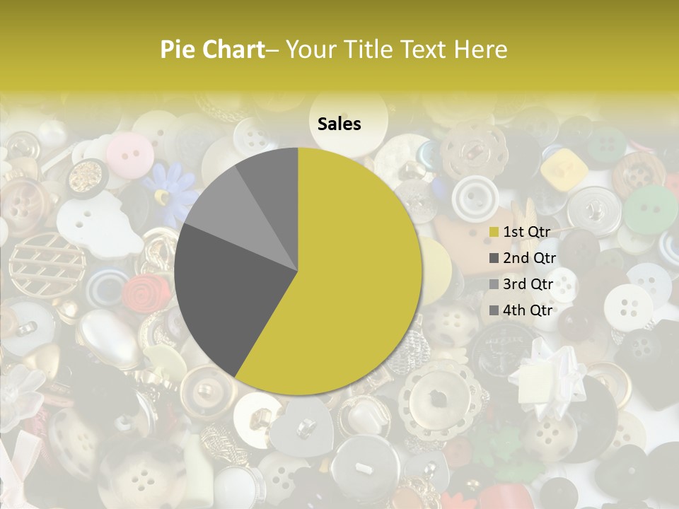 Glue Sewing Colors PowerPoint Template