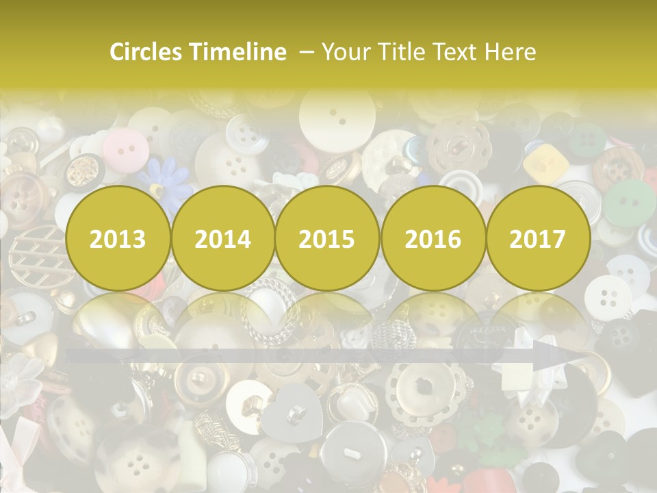 Glue Sewing Colors PowerPoint Template