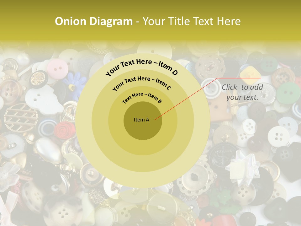 Glue Sewing Colors PowerPoint Template