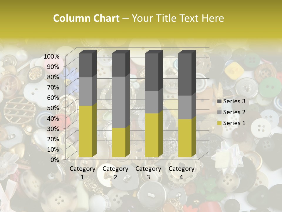 Glue Sewing Colors PowerPoint Template