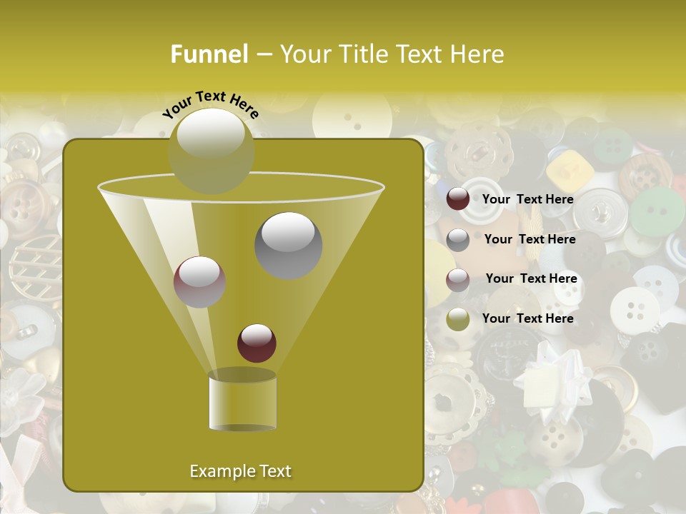 Glue Sewing Colors PowerPoint Template