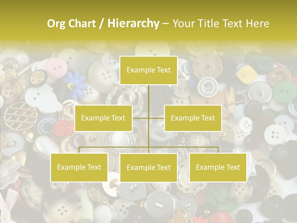 Glue Sewing Colors PowerPoint Template