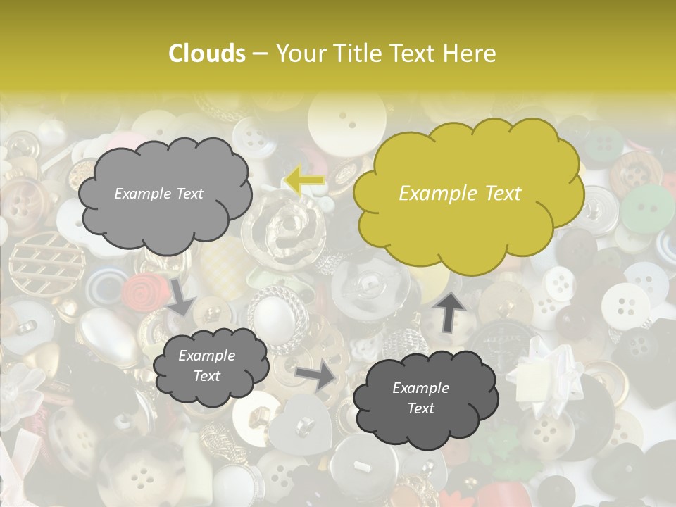 Glue Sewing Colors PowerPoint Template