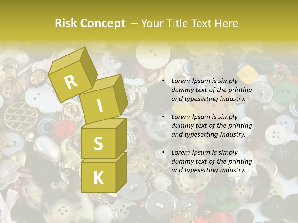 Glue Sewing Colors PowerPoint Template