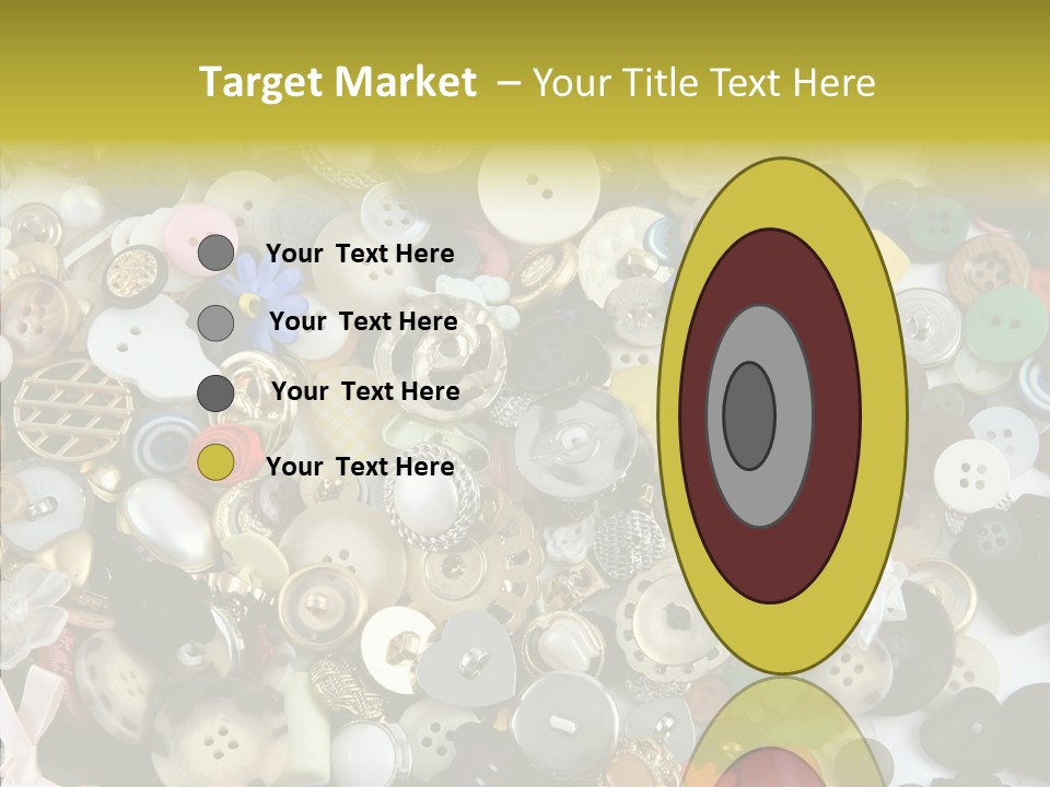 Glue Sewing Colors PowerPoint Template