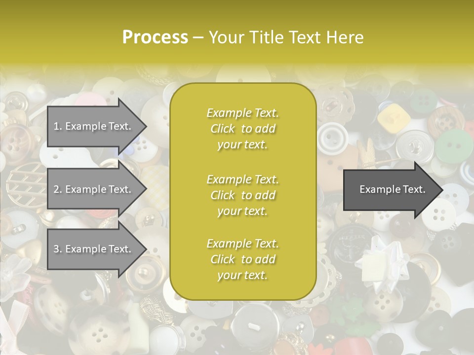 Glue Sewing Colors PowerPoint Template