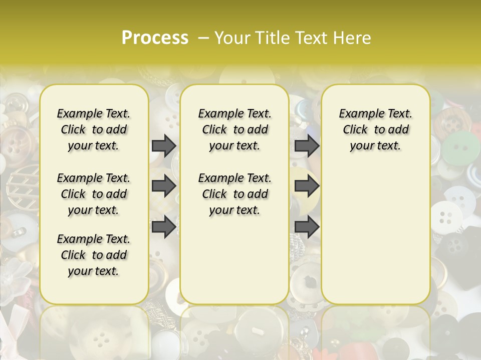 Glue Sewing Colors PowerPoint Template