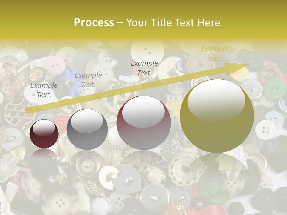 Glue Sewing Colors PowerPoint Template