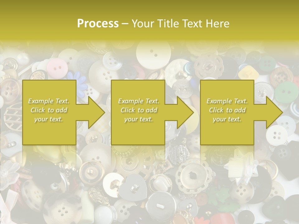 Glue Sewing Colors PowerPoint Template
