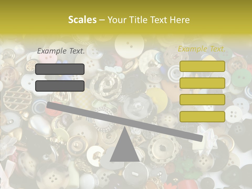 Glue Sewing Colors PowerPoint Template