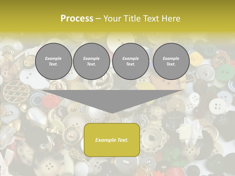 Glue Sewing Colors PowerPoint Template