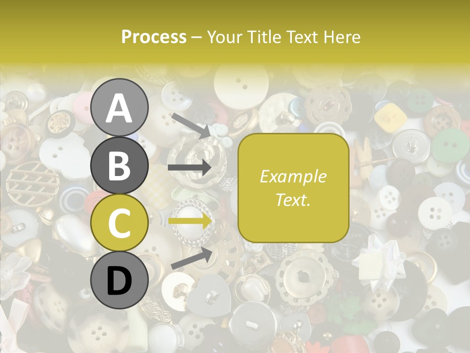 Glue Sewing Colors PowerPoint Template