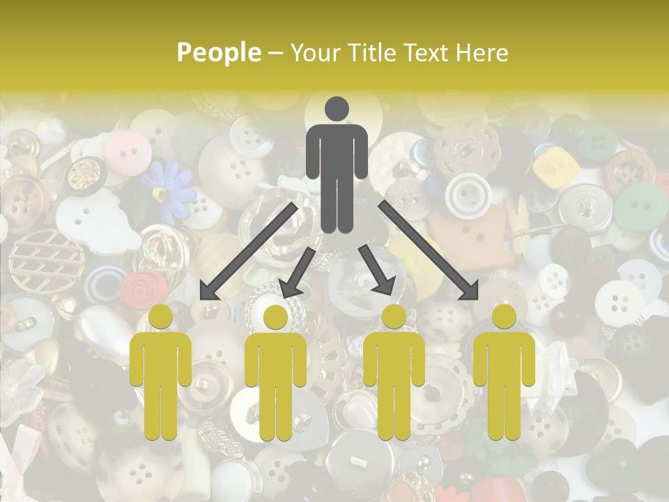 Glue Sewing Colors PowerPoint Template