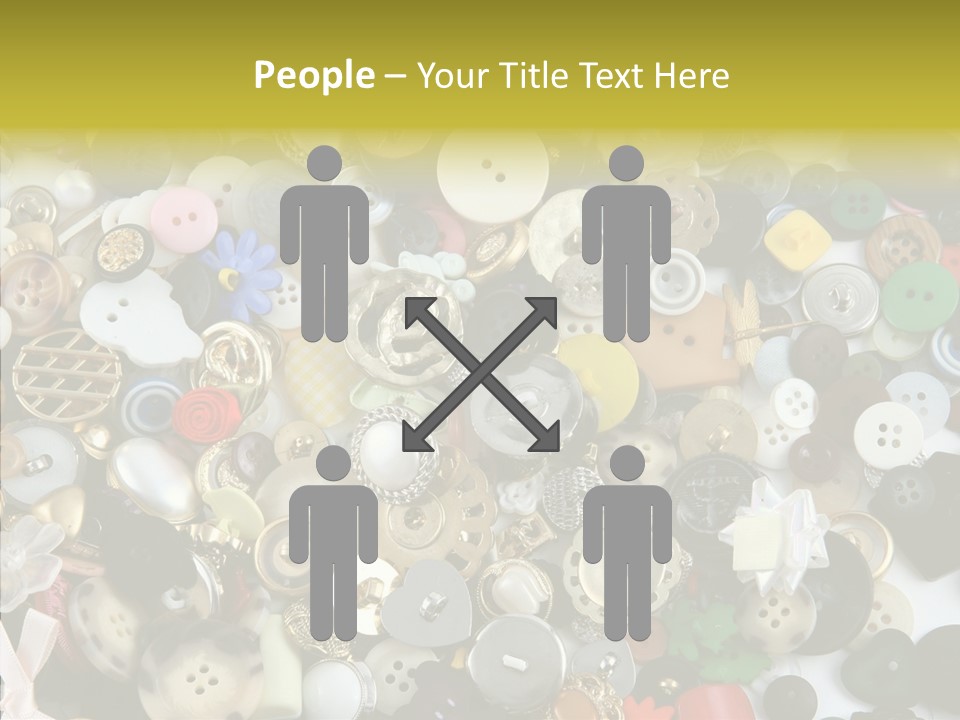 Glue Sewing Colors PowerPoint Template