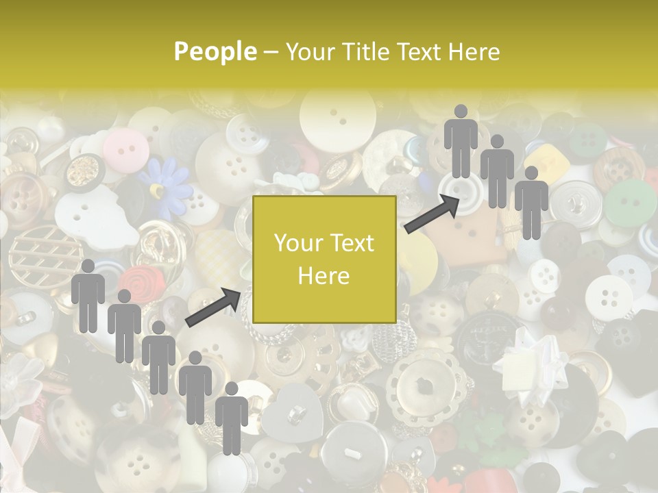 Glue Sewing Colors PowerPoint Template