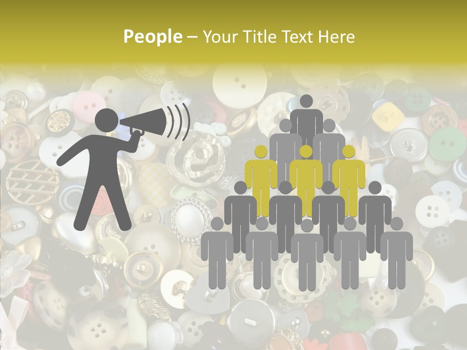 Glue Sewing Colors PowerPoint Template