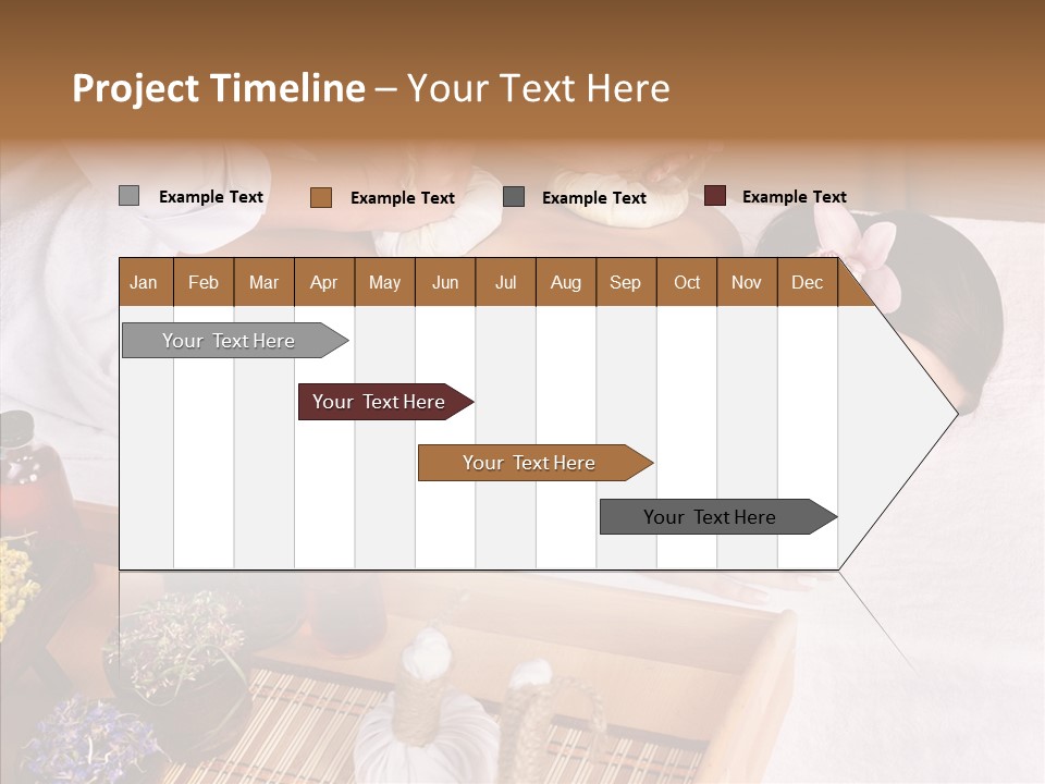 Tissue Massage Beauty Young Woman PowerPoint Template