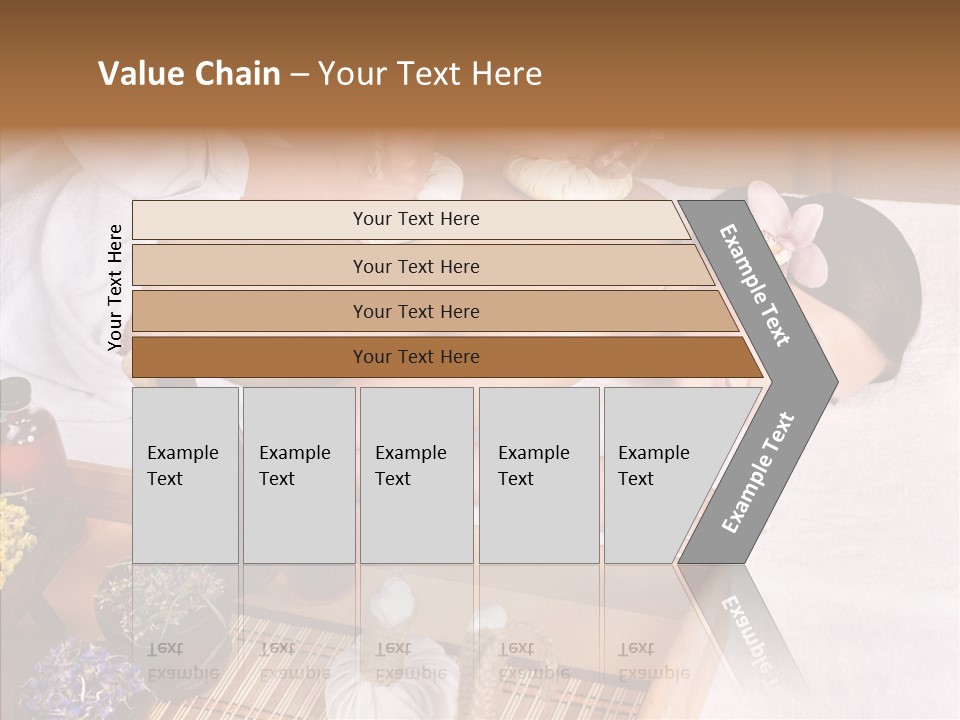 Tissue Massage Beauty Young Woman PowerPoint Template