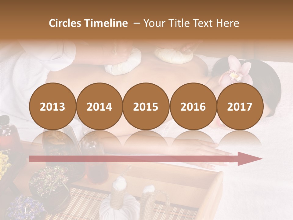 Tissue Massage Beauty Young Woman PowerPoint Template