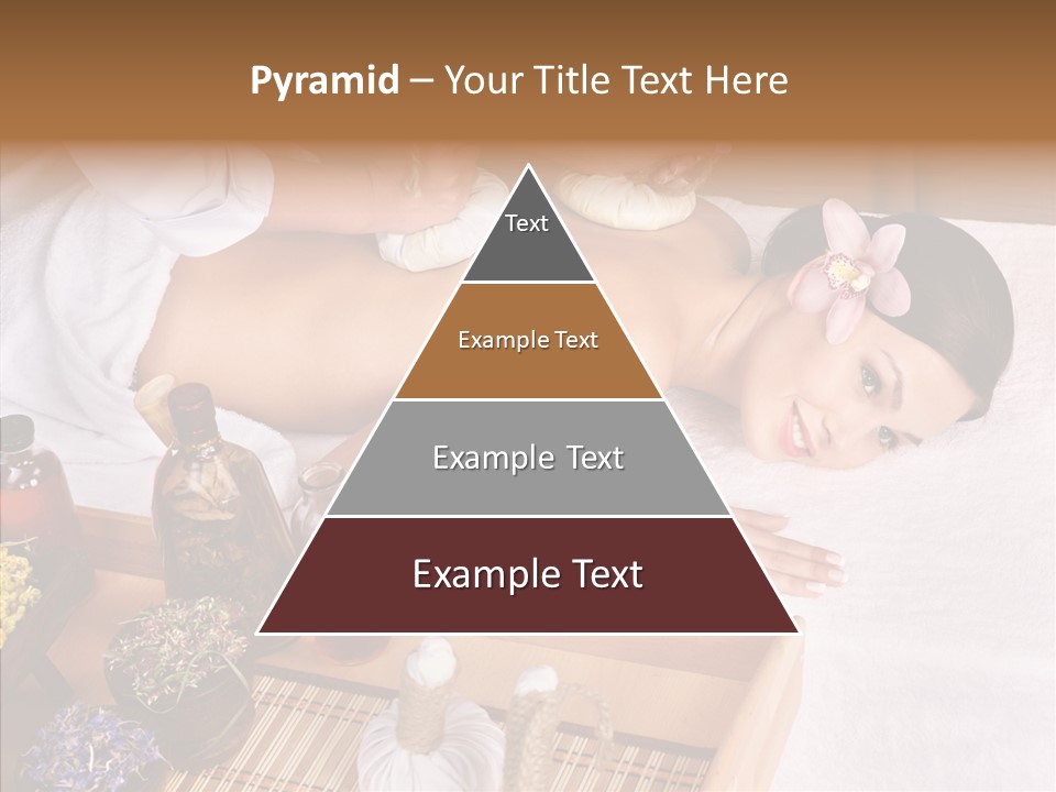 Tissue Massage Beauty Young Woman PowerPoint Template