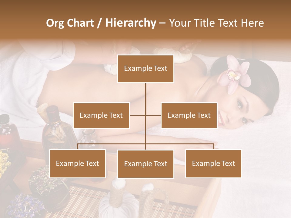 Tissue Massage Beauty Young Woman PowerPoint Template