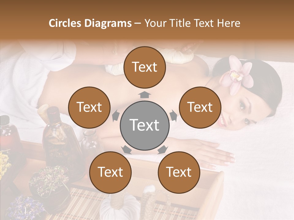 Tissue Massage Beauty Young Woman PowerPoint Template