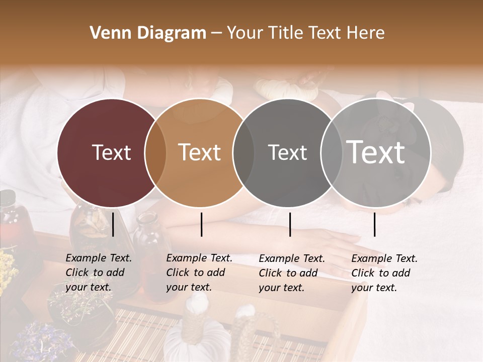 Tissue Massage Beauty Young Woman PowerPoint Template