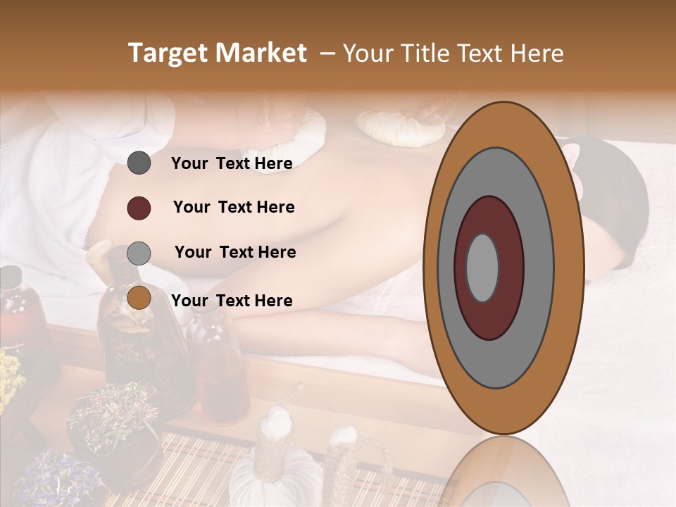 Tissue Massage Beauty Young Woman PowerPoint Template