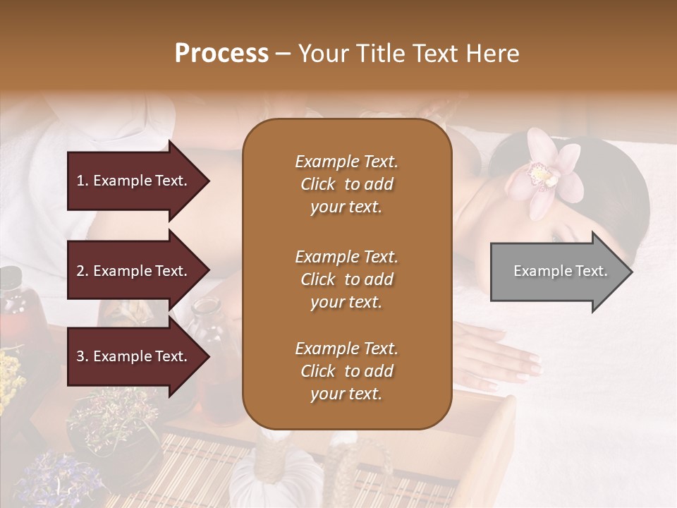 Tissue Massage Beauty Young Woman PowerPoint Template