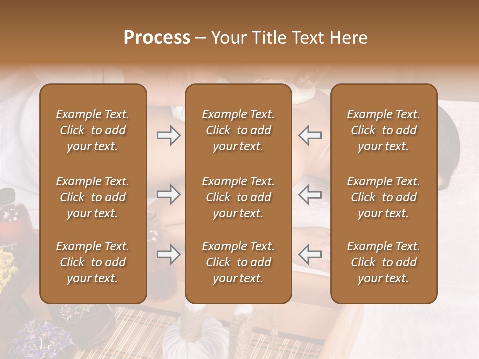 Tissue Massage Beauty Young Woman PowerPoint Template