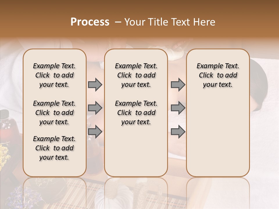 Tissue Massage Beauty Young Woman PowerPoint Template