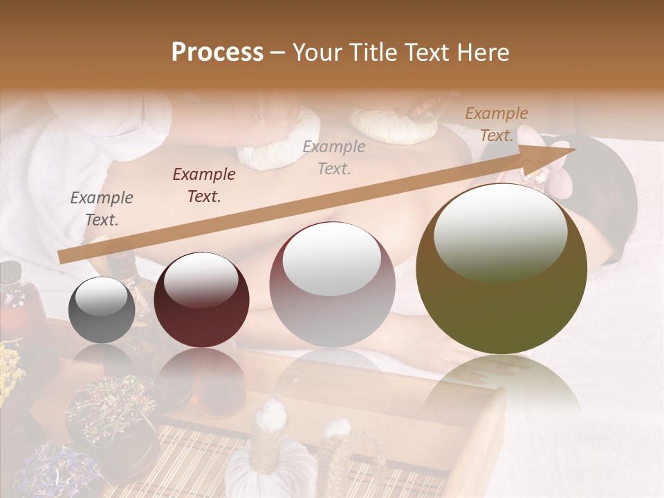 Tissue Massage Beauty Young Woman PowerPoint Template